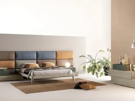 Letto Puzzle M03 in tessuto di Moretti Compact Giorno Notte