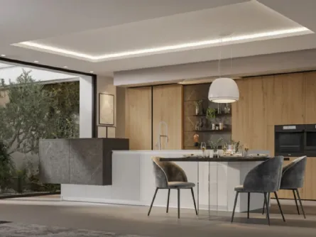 Cucina Moderna con isola Loft 2|2 02 di  Arrex